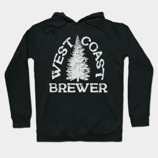 West Coast Brewer in White Hoodie